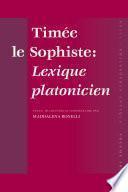 Télécharger le livre libro Lexique Platonicien